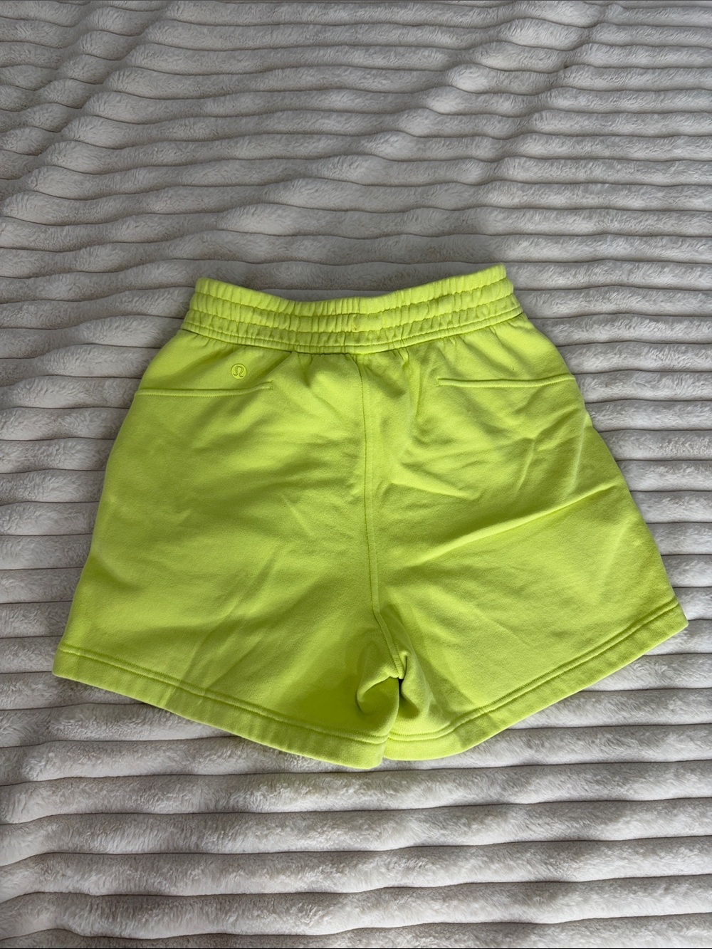 lululemon athletica Neon Yellow Athletic Shorts